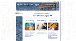 Desktop Screenshot of marcjaeger.net